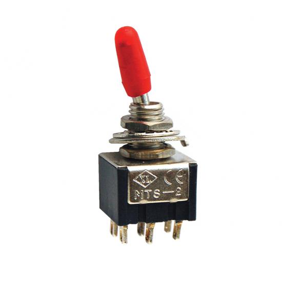 Toggle Switch ON-OFF Ø6mm MTS-202 6 Pin IC-144