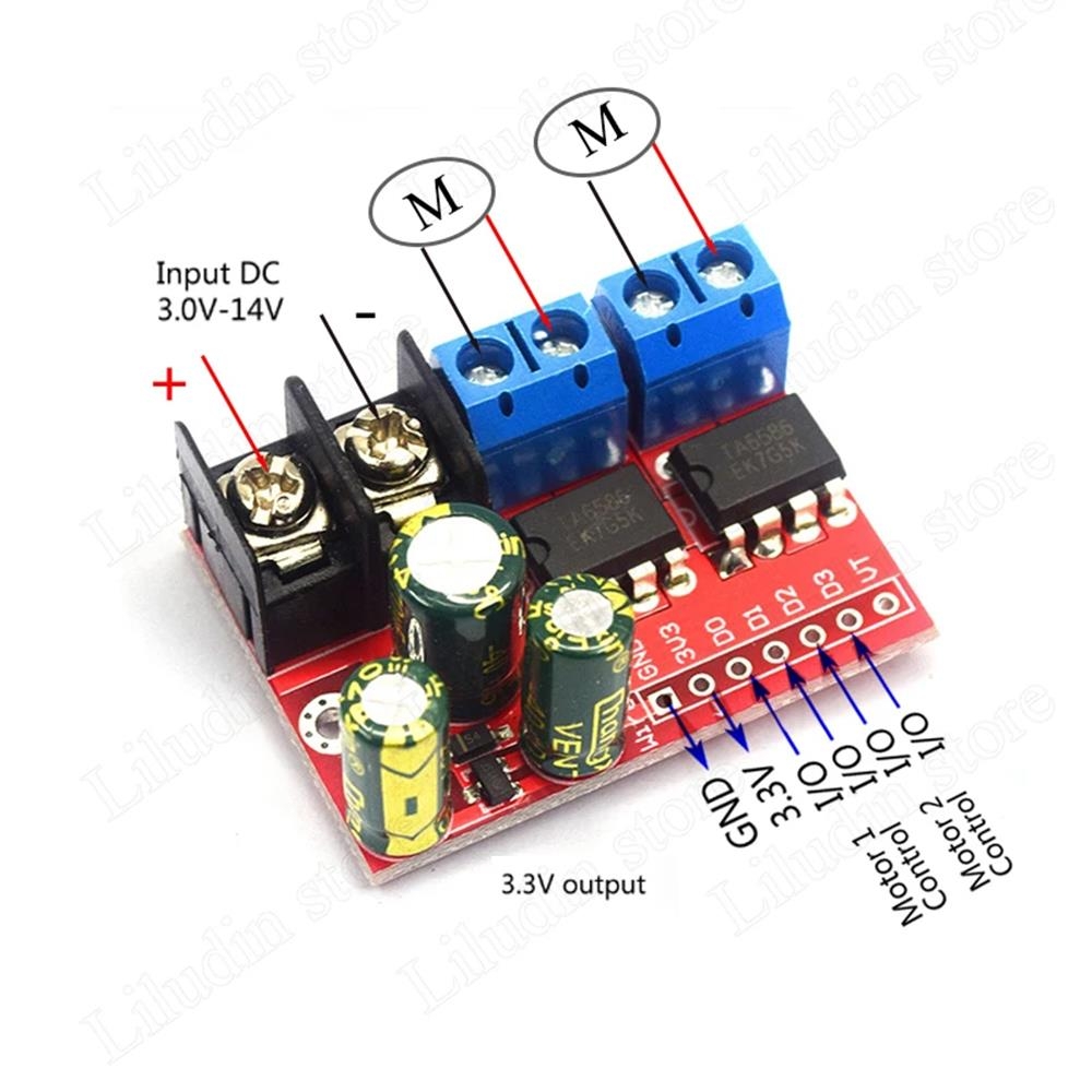 3V-14V%205A%20L298N%20H-Bridge%20Çift%20DC%20Motor%20Sürücü%20Modülü