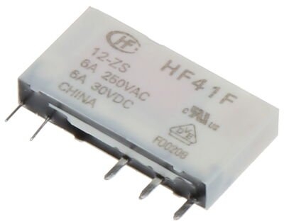 HF41F%20DC%2012V-ZST%206A%20250V%20AC%20Slim%20Röle%20(5%20Pin)