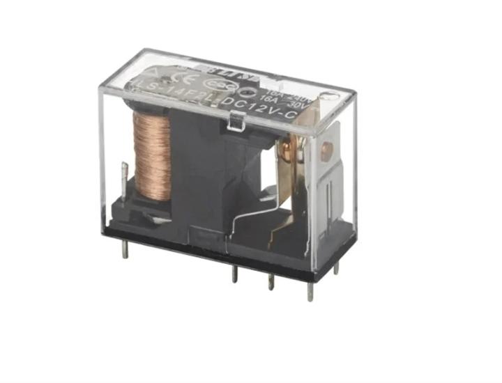 12V 16A Tek Kontak Röle - HLS-14F2L-DC12V-C 8 Pin