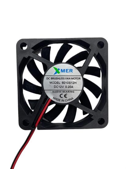 60X60X10mm 12V 0.20A 2P XMER FAN