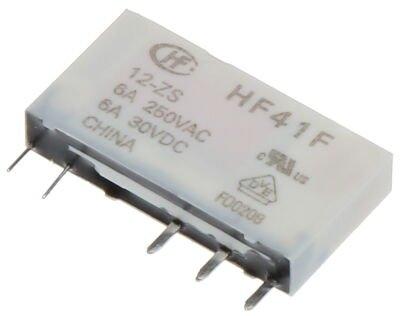 HF41F DC 12V-ZST 6A 250V AC Slim Röle (5 Pin)