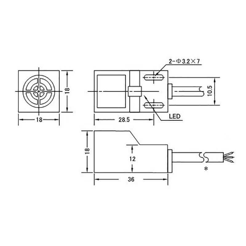 SN04-P%2010-30V%205mm%20PNP%20NO%20Endüktif%20Mesafe%20Sensörü